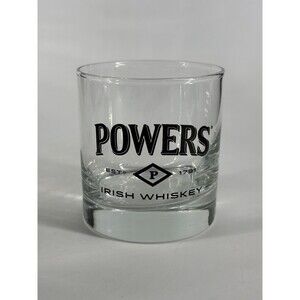 POWERS Collectible Whiskey Glass 8 Oz